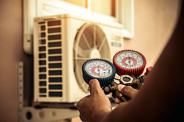 Professional Hvac technician working in Pleasant Garden, NC